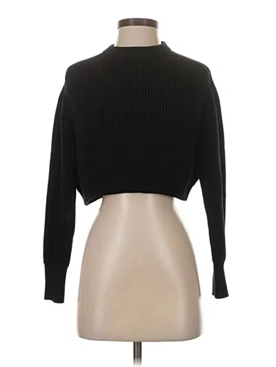 Pre-owned Zara Turtleneck Sweater In Black
