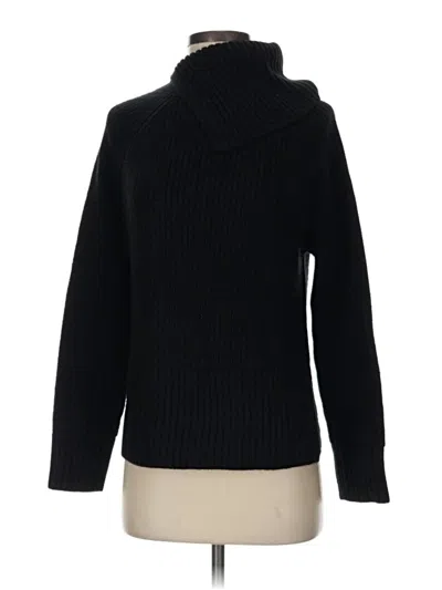 Pre-owned Zara Turtleneck Sweater In Black