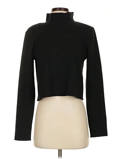 Pre-owned Zara Turtleneck Sweater In Black
