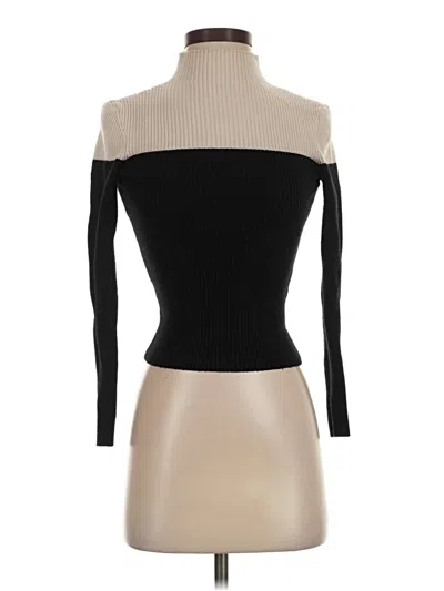 Pre-owned Zara Turtleneck Sweater In Black