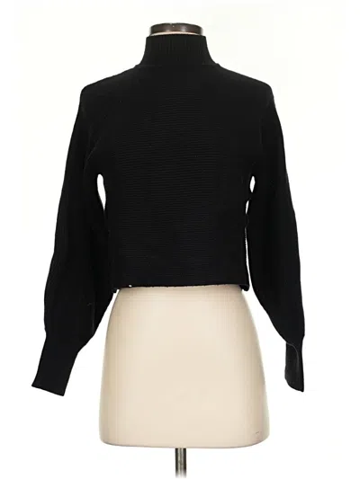 Pre-owned Zara Turtleneck Sweater In Black