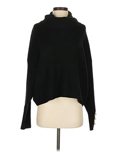 Pre-owned Zara Turtleneck Sweater In Black