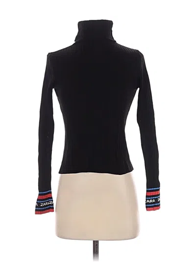Pre-owned Zara Turtleneck Sweater In Black