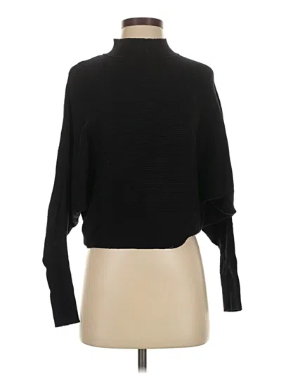 Pre-owned Zara Turtleneck Sweater In Black