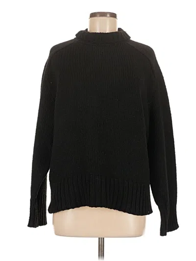 Pre-owned Zara Turtleneck Sweater In Black