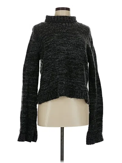 Pre-owned Zara Turtleneck Sweater In Black