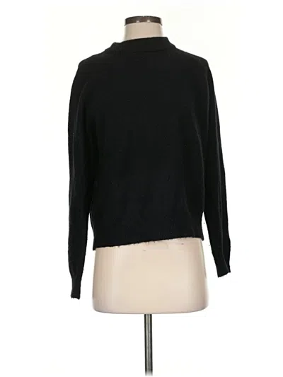Pre-owned Zara Turtleneck Sweater In Black