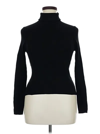 Pre-owned Zara Turtleneck Sweater In Black