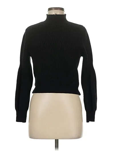 Pre-owned Zara Turtleneck Sweater In Black