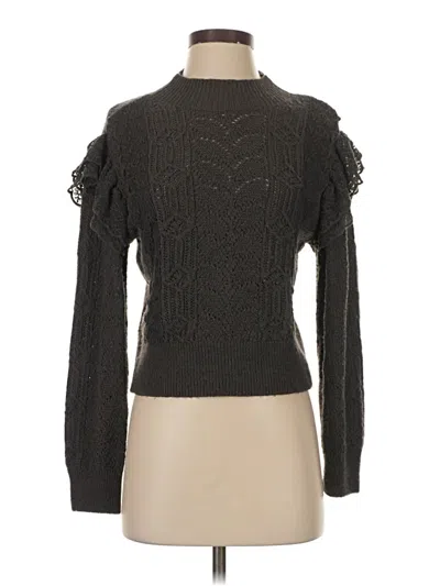 Pre-owned Zara Turtleneck Sweater In Black