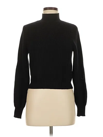 Pre-owned Zara Turtleneck Sweater In Black