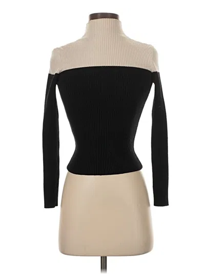 Pre-owned Zara Turtleneck Sweater In Black