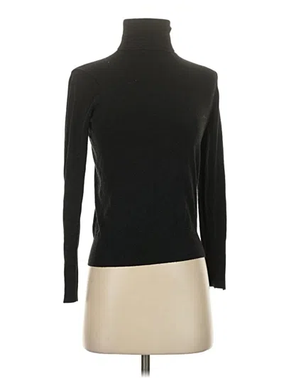Pre-owned Zara Turtleneck Sweater In Black