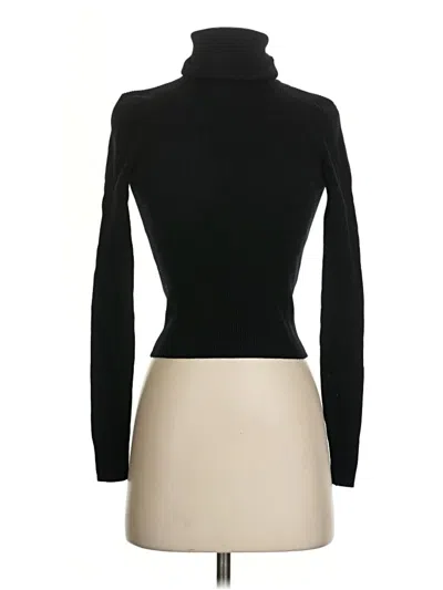 Pre-owned Zara Turtleneck Sweater In Black
