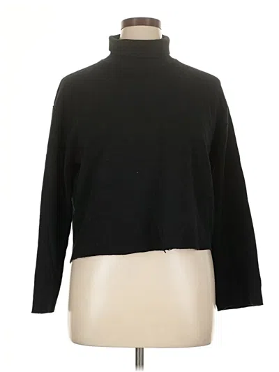 Pre-owned Zara Turtleneck Sweater In Black