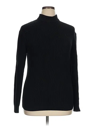 Pre-owned Zara Turtleneck Sweater In Black