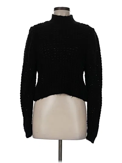 Pre-owned Zara Turtleneck Sweater In Black