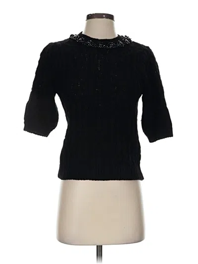 Pre-owned Zara Turtleneck Sweater In Black
