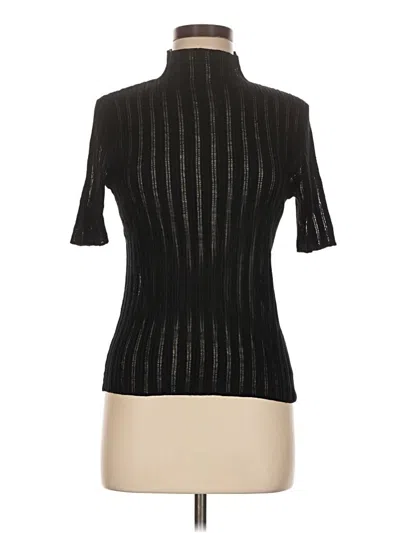 Pre-owned Zara Turtleneck Sweater In Black