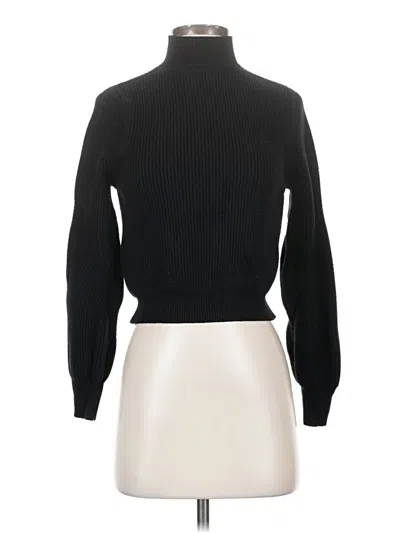 Pre-owned Zara Turtleneck Sweater In Black