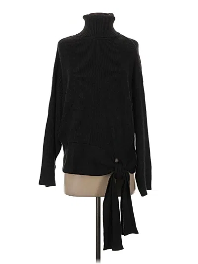 Pre-owned Zara Turtleneck Sweater In Black