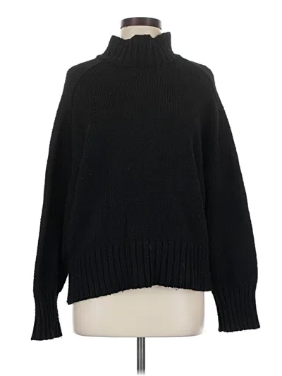 Pre-owned Zara Turtleneck Sweater In Black