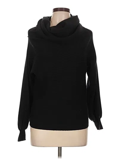 Pre-owned Zara Turtleneck Sweater In Black