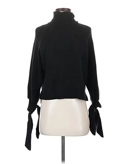 Pre-owned Zara Turtleneck Sweater In Black
