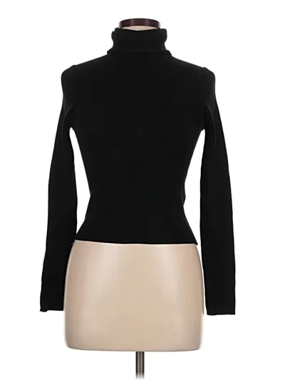 Pre-owned Zara Turtleneck Sweater In Black