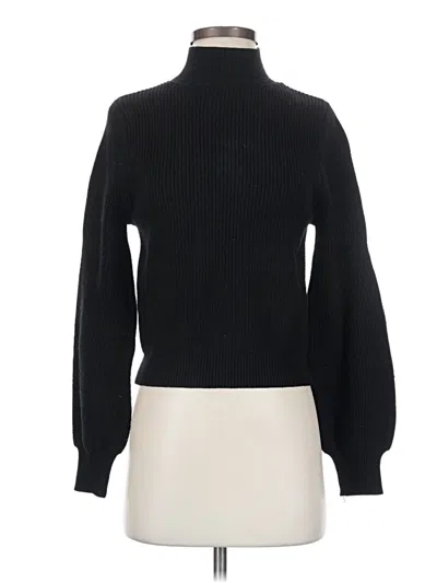 Pre-owned Zara Turtleneck Sweater In Black