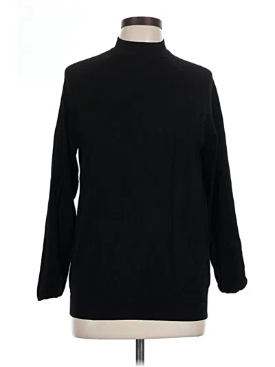 Pre-owned Zara Turtleneck Sweater In Black