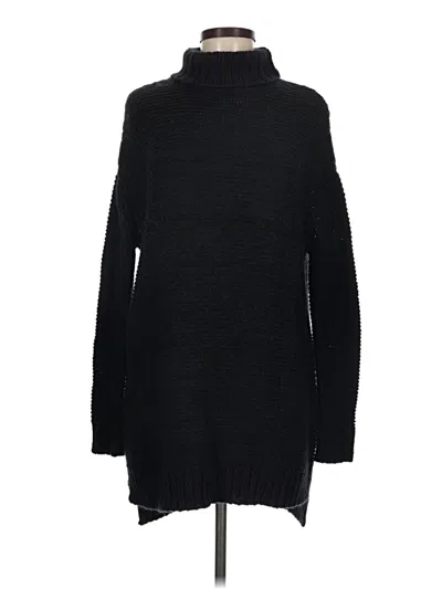 Pre-owned Zara Turtleneck Sweater In Black