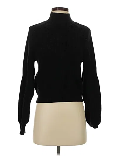 Pre-owned Zara Turtleneck Sweater In Black