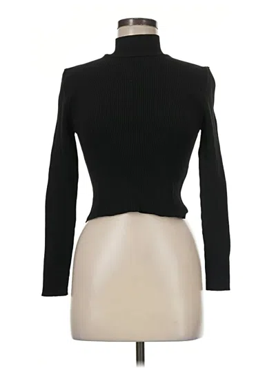 Pre-owned Zara Turtleneck Sweater In Black