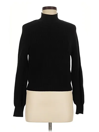 Pre-owned Zara Turtleneck Sweater In Black