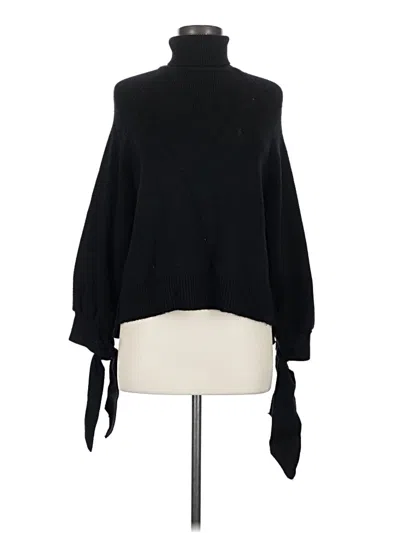 Pre-owned Zara Turtleneck Sweater In Black