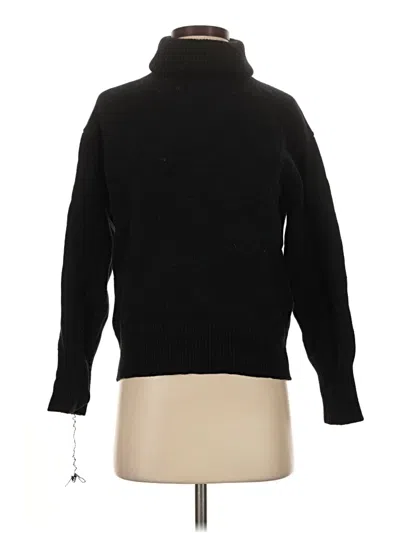 Pre-owned Zara Turtleneck Sweater In Black