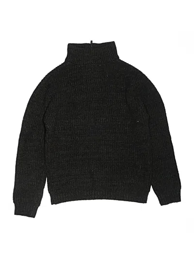 Pre-owned Zara Kids' Turtleneck Sweater In Black