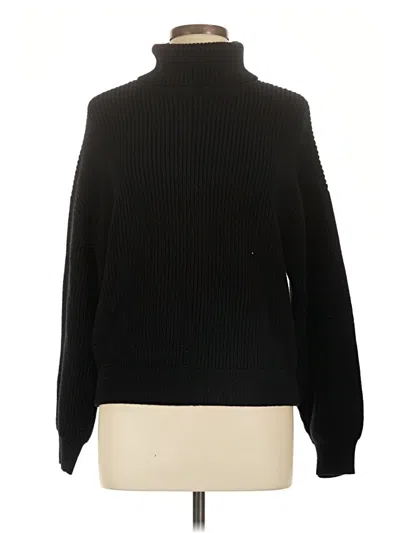 Pre-owned Zara Turtleneck Sweater In Black