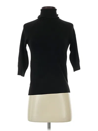 Pre-owned Zara Turtleneck Sweater In Black