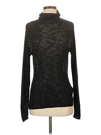 Pre-owned Zara Turtleneck Sweater In Black