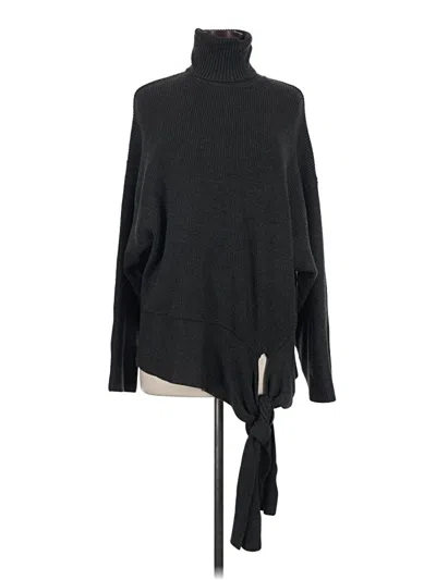 Pre-owned Zara Turtleneck Sweater In Black