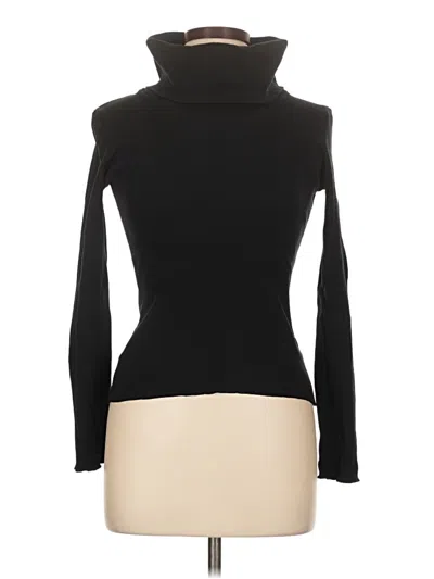 Pre-owned Zara Turtleneck Sweater In Black