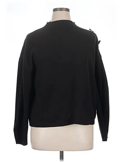 Pre-owned Zara Turtleneck Sweater In Black