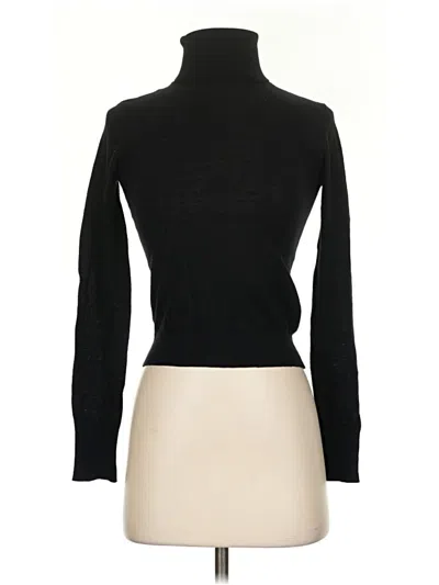 Pre-owned Zara Turtleneck Sweater In Black
