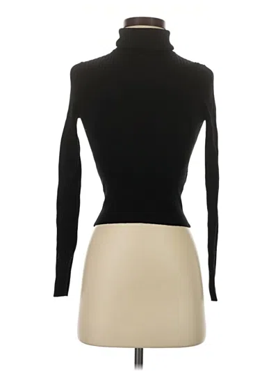Pre-owned Zara Turtleneck Sweater In Black