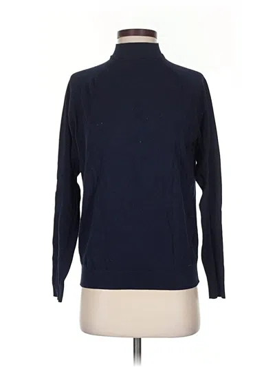 Pre-owned Zara Turtleneck Sweater In Blue