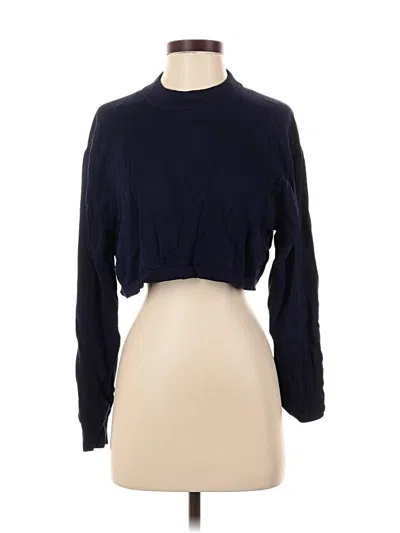 Pre-owned Zara Turtleneck Sweater In Blue