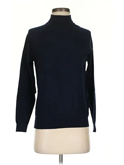 Pre-owned Zara Turtleneck Sweater In Blue