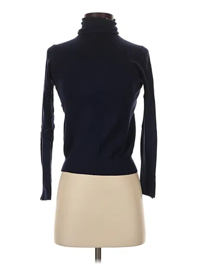 Pre-owned Zara Turtleneck Sweater In Blue